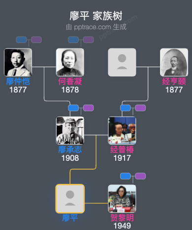 廖平 家族树全览