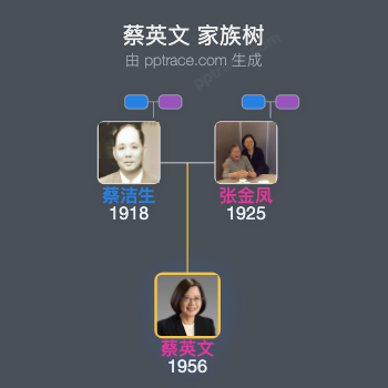 蔡英文家族树全览