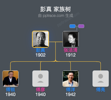 彭真 家族树全览