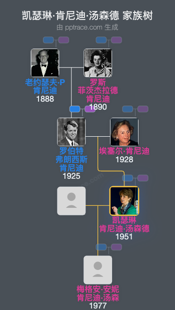 凯瑟琳·肯尼迪·汤森德家族树全览