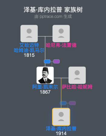 泽基·库内拉普家族树全览