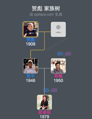 贺彪 家族树全览