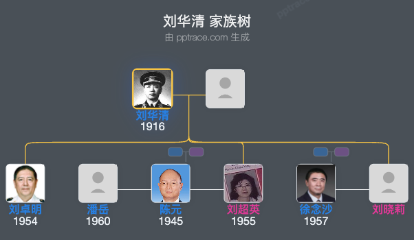 刘华清 家族树全览