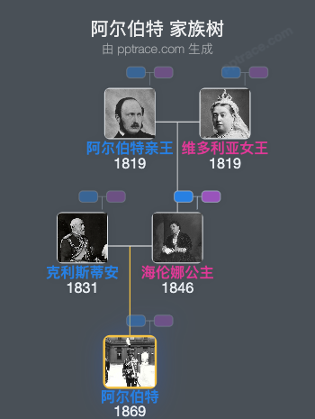 阿尔伯特家族树全览