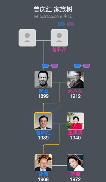 曾庆红 家族树全览