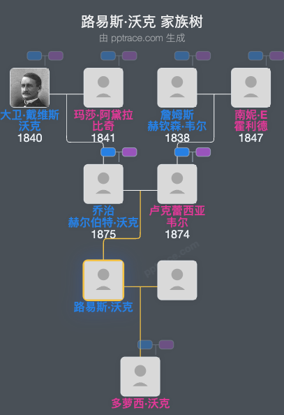路易斯·沃克家族树全览