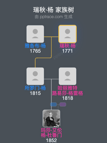 瑞秋·杨家族树全览