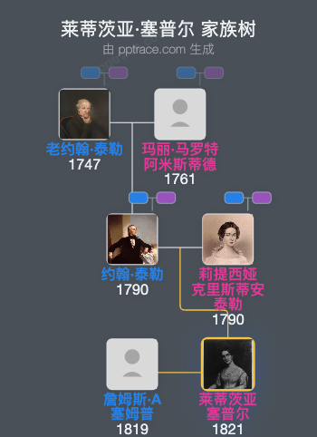 莱蒂茨亚·塞普尔家族树全览