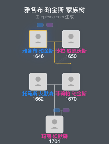 雅各布·珀金斯家族树全览