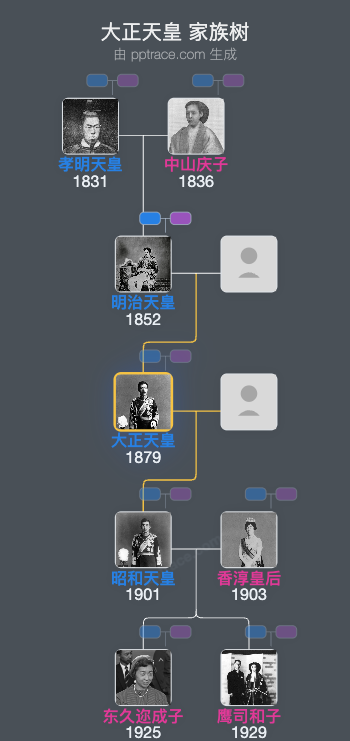 大正天皇家族树全览