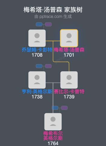 梅希塔·汤普森家族树全览