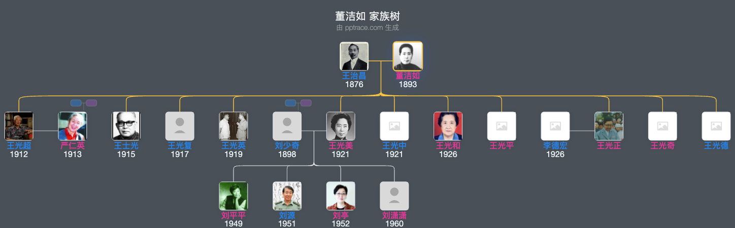 董洁如 家族树全览