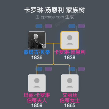 卡罗琳·汤恩利家族树全览