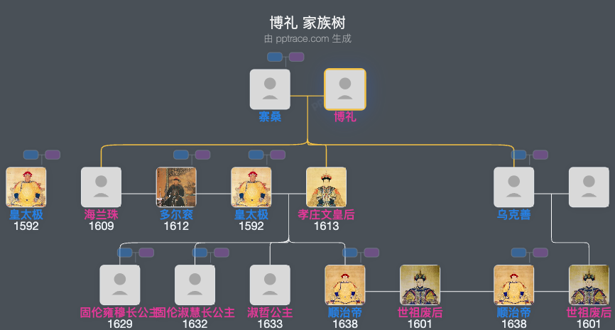 博礼家族树全览