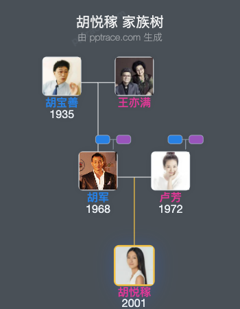 胡悦稼 家族树全览