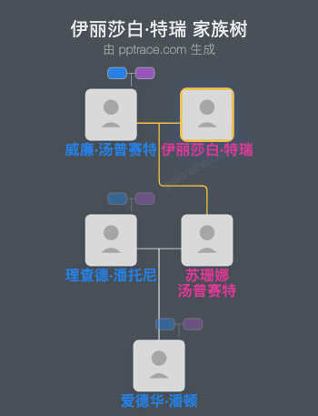 伊丽莎白·特瑞家族树全览