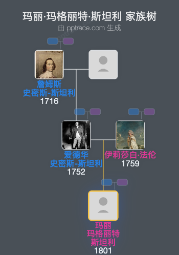 玛丽·玛格丽特·斯坦利家族树全览