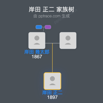 岸田 正二家族树全览