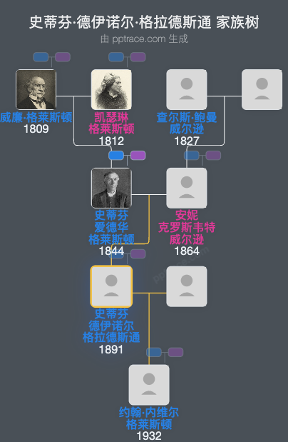 史蒂芬·德伊诺尔·格拉德斯通家族树全览