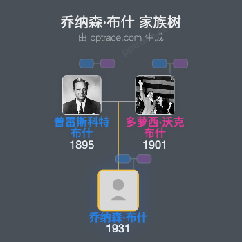 乔纳森·布什 家族树全览