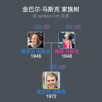 金巴尔·马斯克 家族树全览