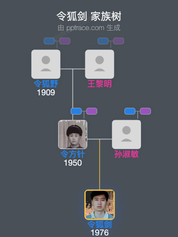 令狐剑 家族树全览