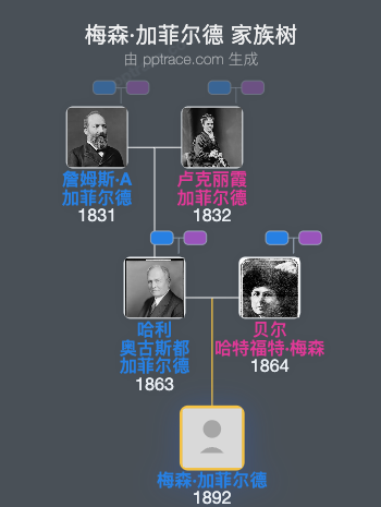 梅森·加菲尔德家族树全览