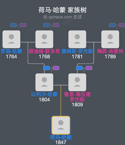 荷马·哈蒙家族树全览