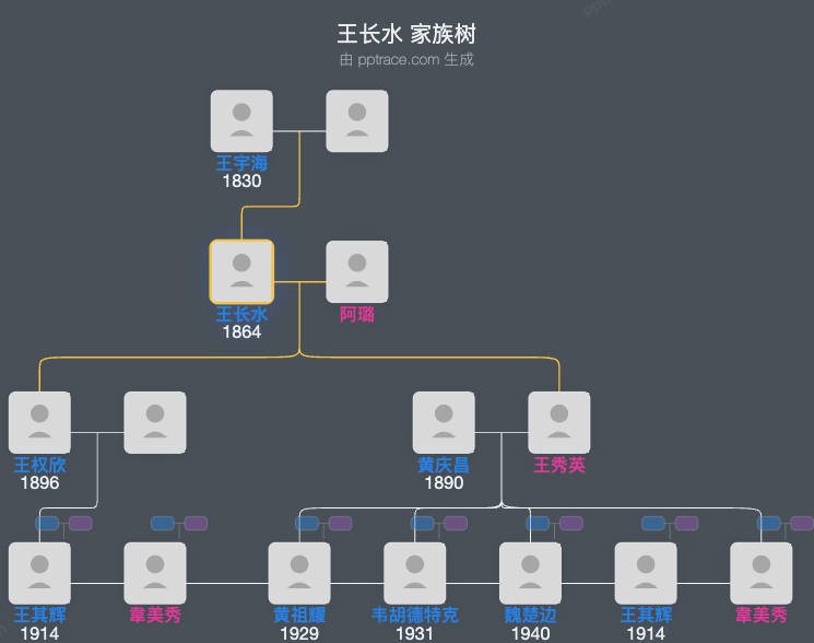 王长水 家族树全览