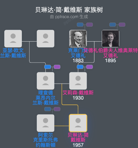 贝琳达·简·戴维斯家族树全览