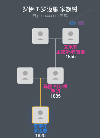 罗伊·T·罗迈恩家族树全览