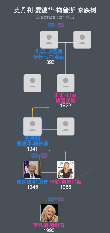 史丹利·爱德华·梅普斯家族树全览