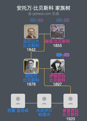 安托万·比贝斯科家族树全览