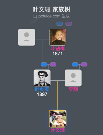 叶文珊 家族树全览