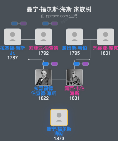 曼宁·福尔斯·海斯家族树全览
