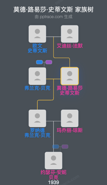 莫德·路易莎·史蒂文斯家族树全览