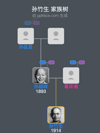 孙竹生 家族树全览