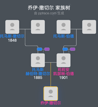乔伊·撒切尔家族树全览