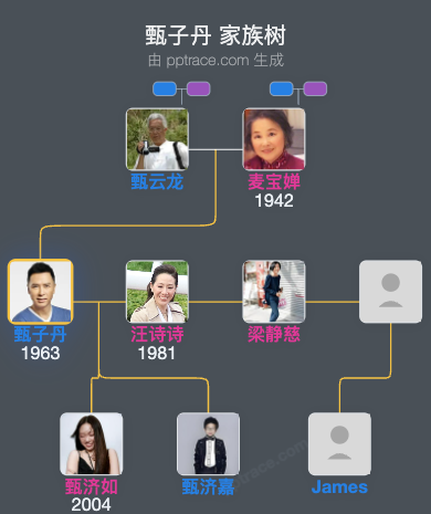 甄子丹 家族树全览