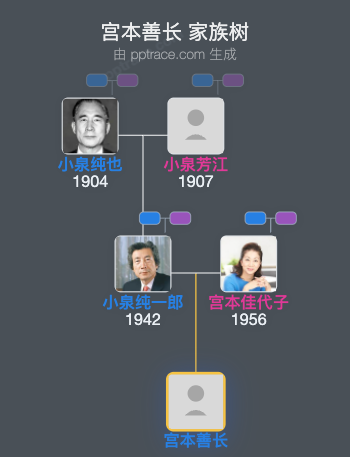 宫本善长 家族树全览