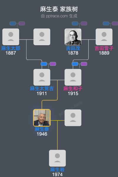 麻生泰家族树全览