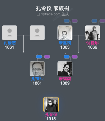 孔令仪 家族树全览