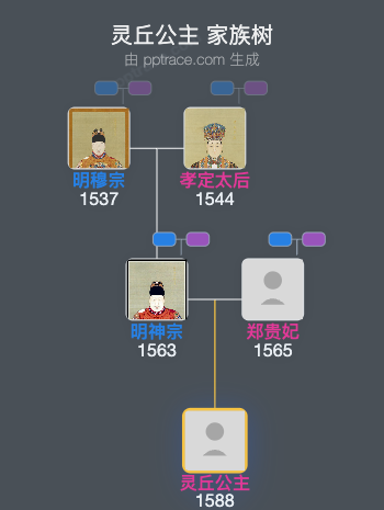 灵丘公主家族树全览