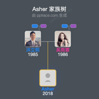 Asher 家族树全览