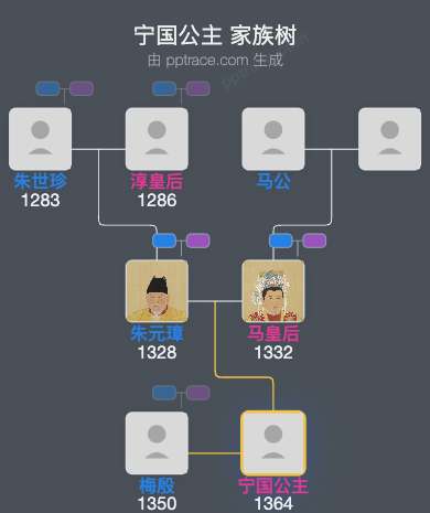 宁国公主家族树全览