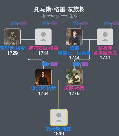 托马斯·格雷家族树全览