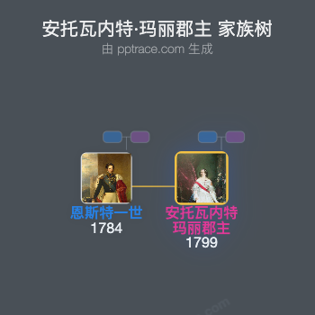 安托瓦内特·玛丽郡主家族树全览