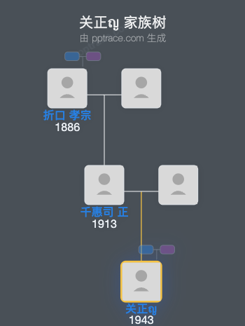 关正ญ家族树全览