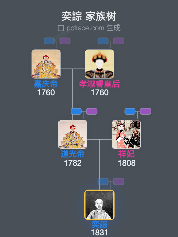 奕誴家族树全览