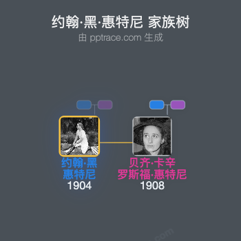 约翰·黑·惠特尼家族树全览